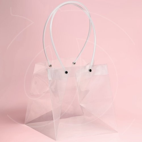 Пакет прозрачный с ручками 20х20х20 см 10068467