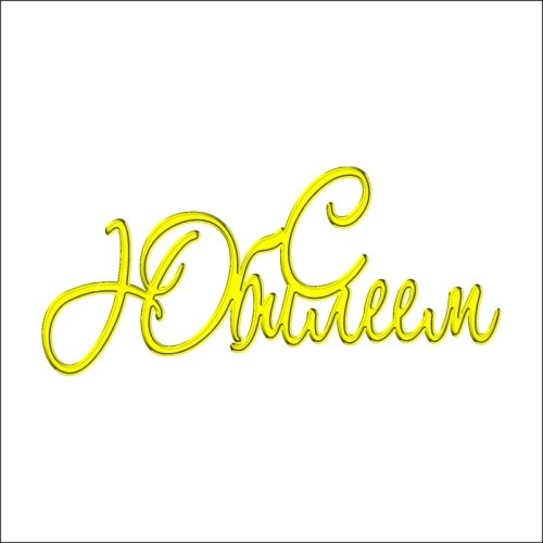 Топпер декоративный акриловый "С Юбилеем" Золото 11х5 см ТСК01