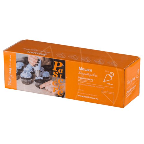 Мешки плотные 55 см 4 шт Pastry Clear 55, Pastry Blue 55, Pastry Green 55   	