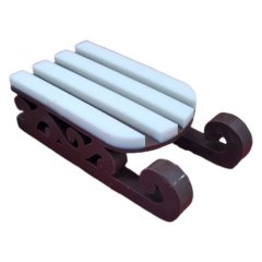 Молд силиконовый 3D "Сани" 2325