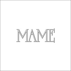 Набор топперов декоративных акриловых "Маме" Серебро 7х2 см 3 шт ТСК204