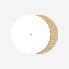 Подложка под торт с отверстием ЛХДФ Белая 3 мм 45 см 