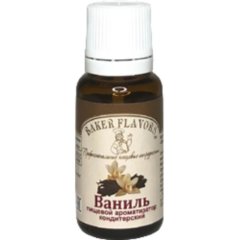 Ароматизатор пищевой натуральный Baker Flavors "Ваниль" 10 мл 